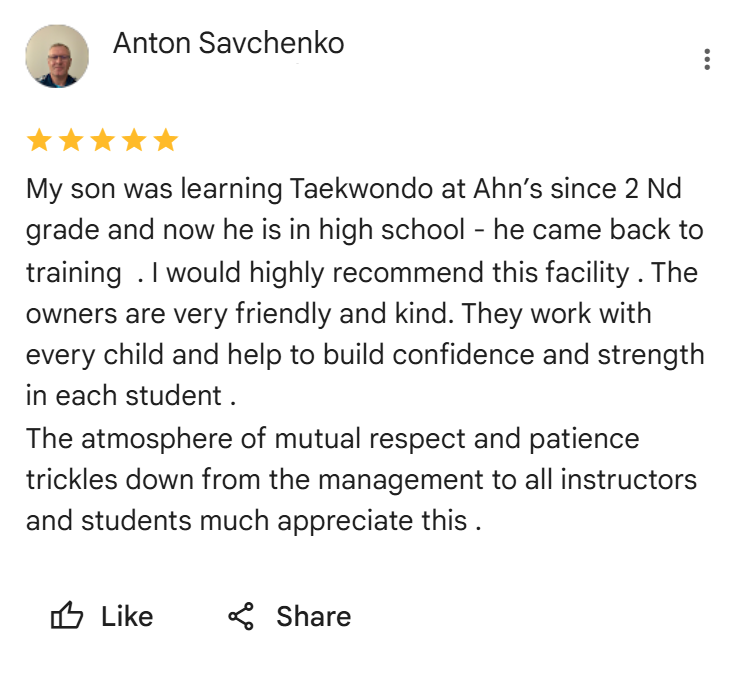 Martial Arts School | Ahn Taekwondo Institute